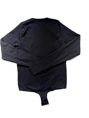 SKIMS Black Long Sleeve Bodysuit